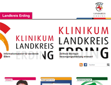 Tablet Screenshot of landkreis-erding.de